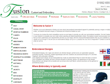 Tablet Screenshot of fusion1.co.uk